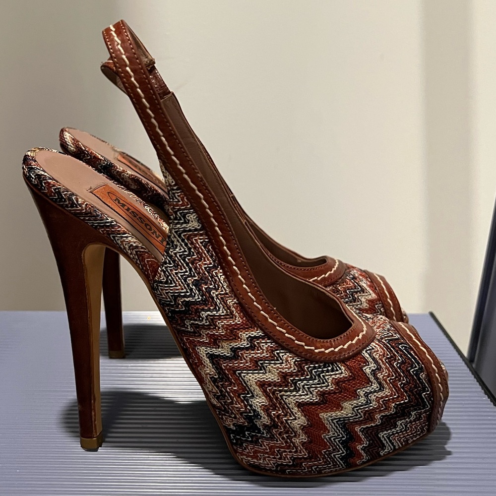 Missoni platform heels